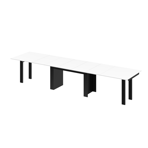 Stół rozkłady MAGRO 170 - Wariant Kolorystyczny: Biało-czarny - Hubertus